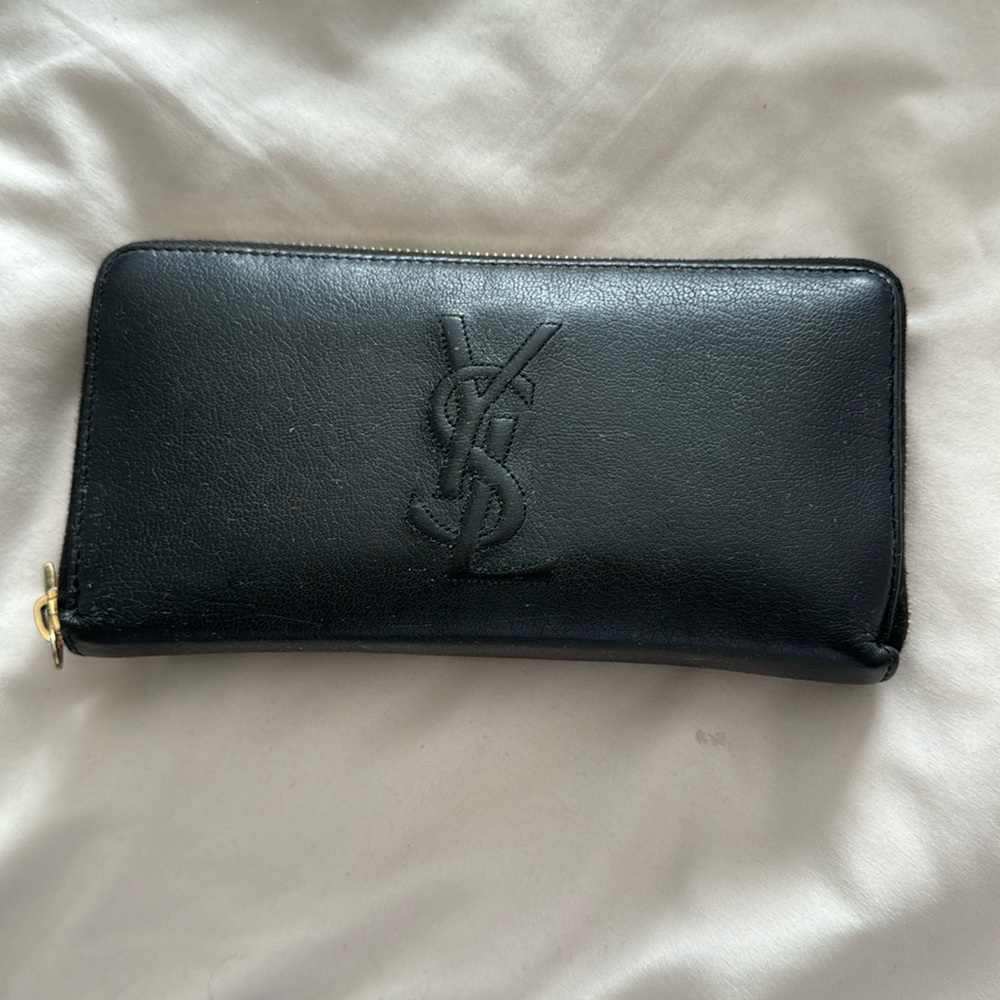 YSL zipper wallet